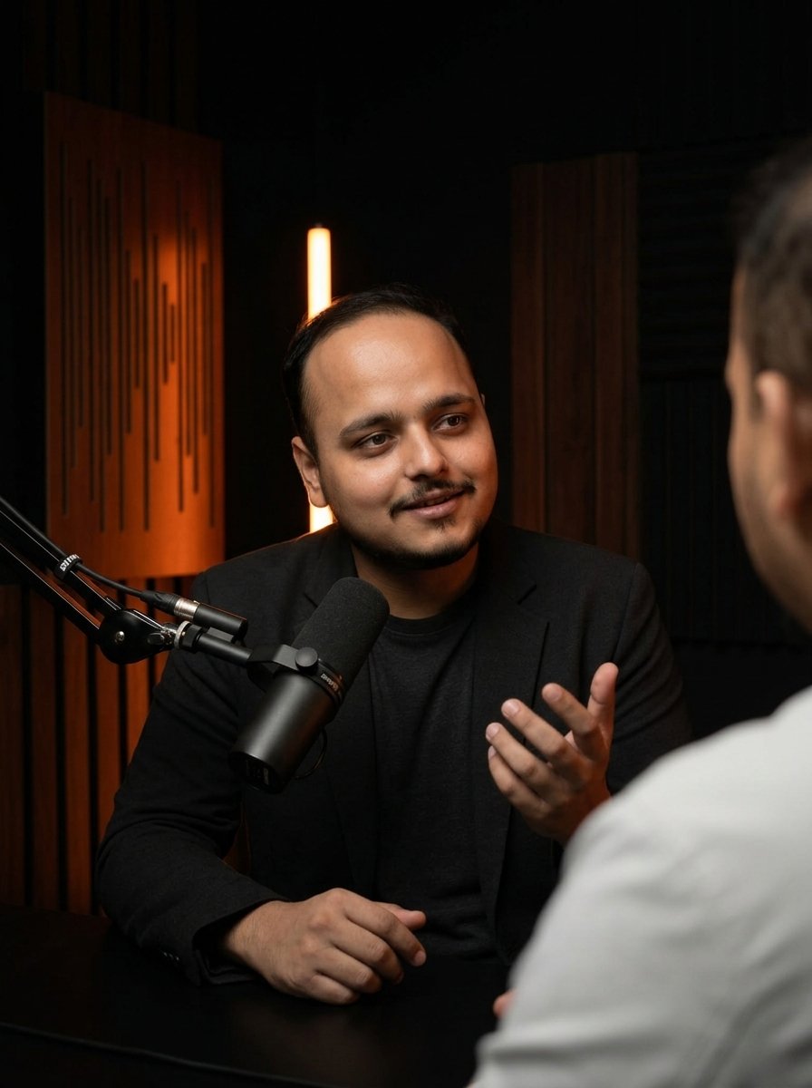 Harsh on the podcast